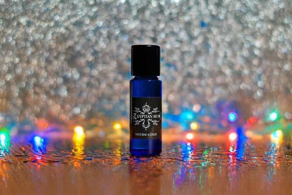 5ml slender blue with insert/dropper and black metal twist lid