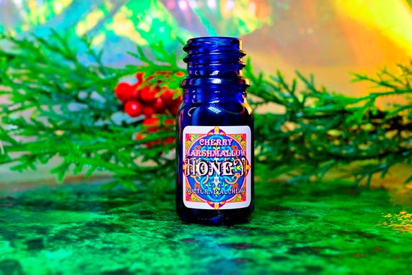 5ml traditional blue bottle, no insert/orifice with twist black phenolic lid