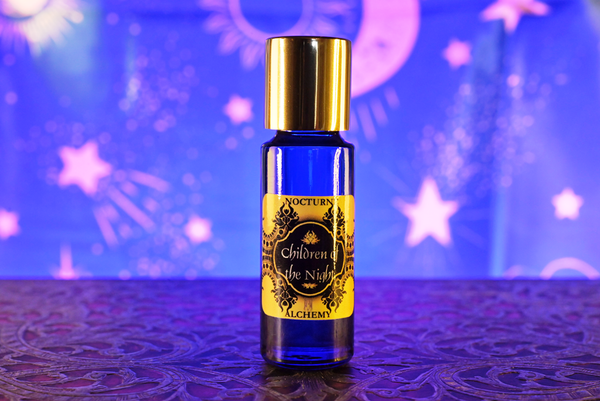 5ml Slender Blue bottle with insert dropper and shiny gold screw lid. 
