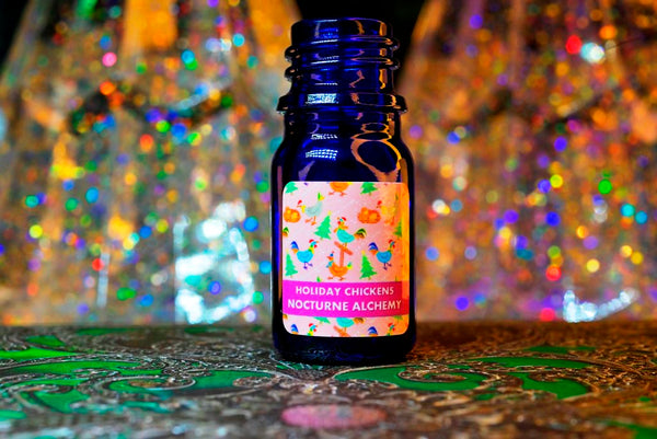 5ml traditional blue bottle, no insert/orifice with twist black phenolic lid