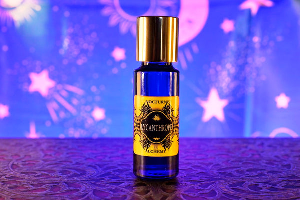 5ml Slender Blue bottle with insert dropper and shiny gold screw lid. 