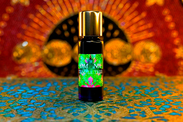 5ml Slender Blue Bottle with insert dropper and gold-toned screw lid.  