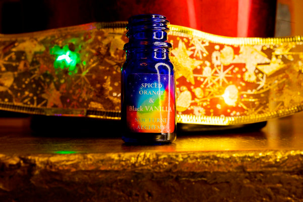 5ml traditional blue bottle, no insert/orifice with twist black phenolic lid