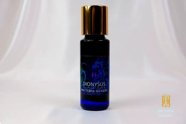5ml slender blue bottle with insert dropper and golden metal twist lid