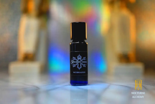 Bourbon Vanille 5ml Slender Blue with insert and screw lid