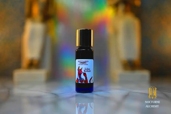 Lilac Kobalt 5ml Slender Blue with insert and screw lid