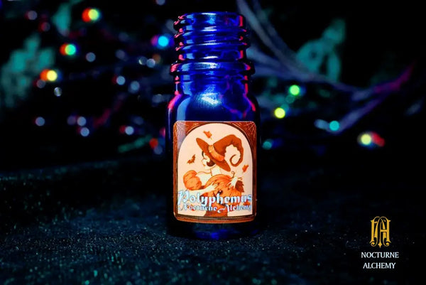 5ml cobalt bottle with phenolic lid (no insert)  