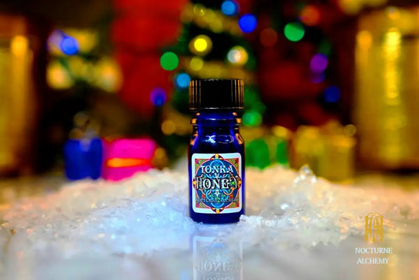 Tonka HONEY - 5ml cobalt blue bottle no insert, phenolic screw lid.  