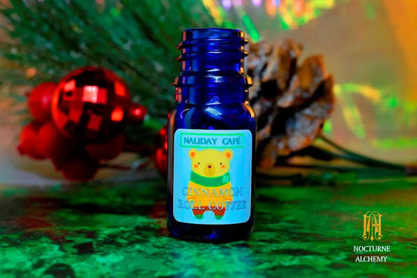 5ml traditional blue bottle, no insert/orifice with twist black phenolic lid