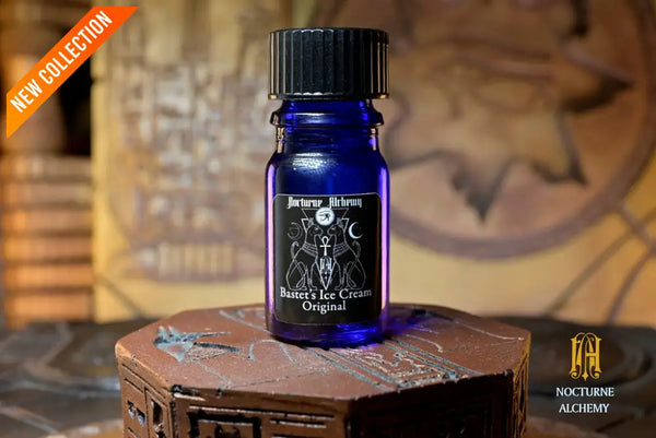 *NEW* NA Anniversary 2026 - Bastet’s Ice Cream (Original) - Perfume Oil 5ml blue bottle no insert/black twist lid