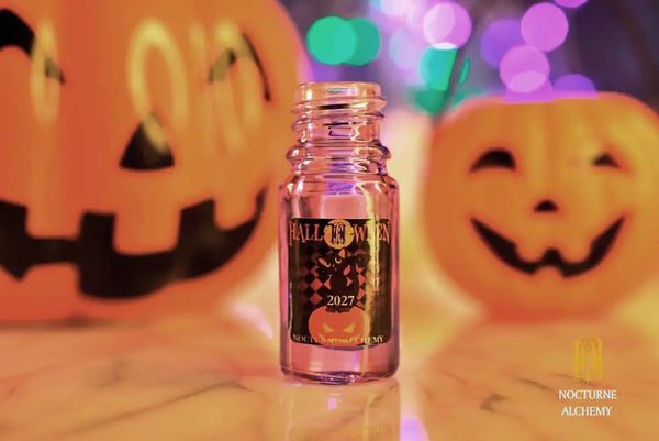 6ml Ghostly translucent purple mist colored bottle with dropper and black twist lid
