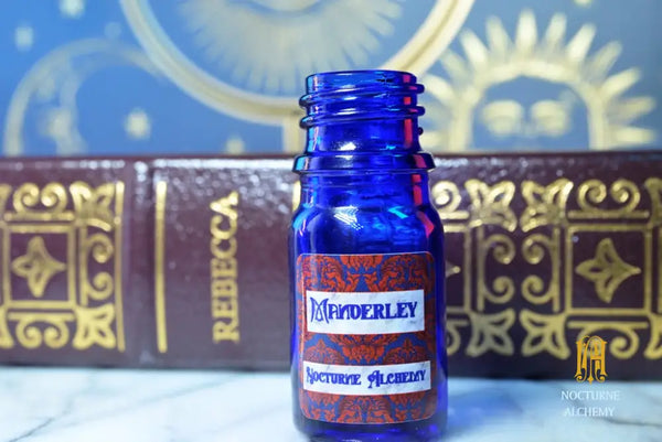5ml traditional blue bottle with no insert/dropper, and twist black lid