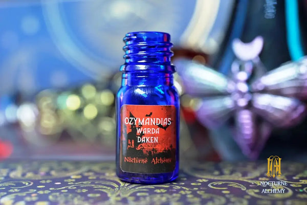 5ml traditional blue bottle with no insert/dropper, and twist black lid
