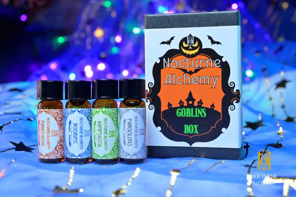 Goblins box. 4x 2ml samples with one as an exclusive scent Vamptastik