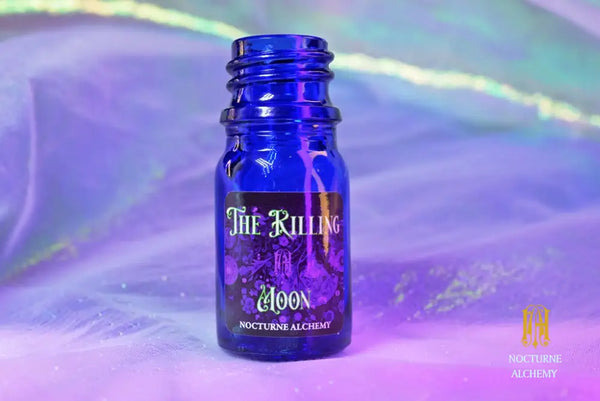 5ml traditional blue bottle with no insert/dropper, and twist black lid
