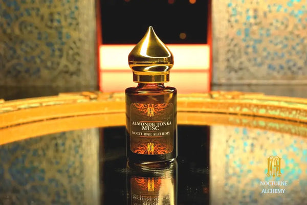  6ml Amber Cylindrical bottle Perfume Oil with insert dropper and golden domed twist lid