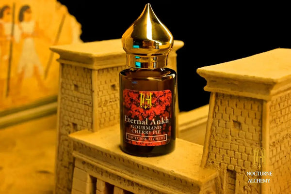  6ml Amber Cylindrical bottle Perfume Oil with insert dropper and golden domed twist lid