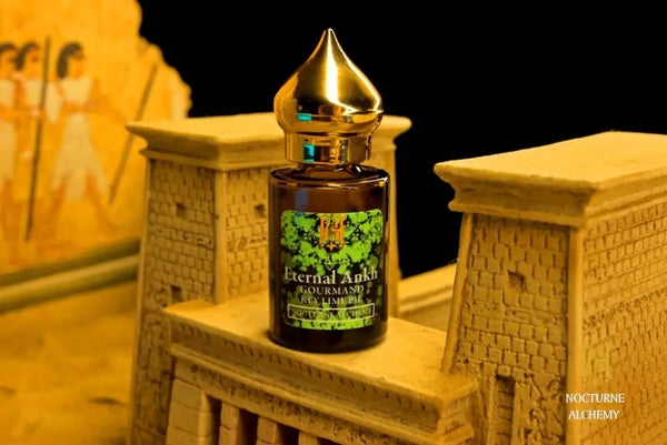  6ml Amber Cylindrical bottle Perfume Oil with insert dropper and golden domed twist lid