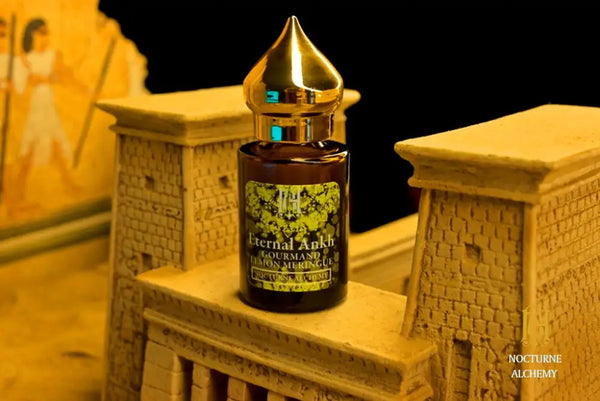  6ml Amber Cylindrical bottle Perfume Oil with insert dropper and golden domed twist lid