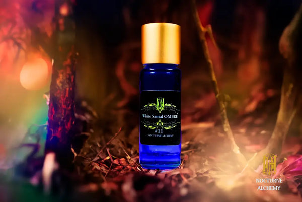 White Santal Ombré #11 Slender Blue Bottle