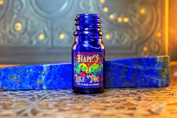5ml Cobalt Blue Bottle with Phenolic Lid (no insert)