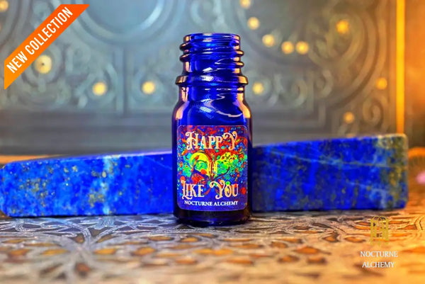 5ml Cobalt Blue Bottle with Phenolic Lid (no insert)