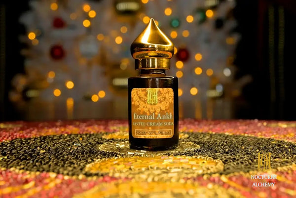 6ml amber cylindrical bottle with dropper insert and golden domed lid