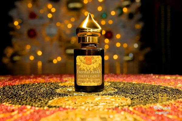 6ml amber cylindrical bottle with dropper insert and golden domed lid