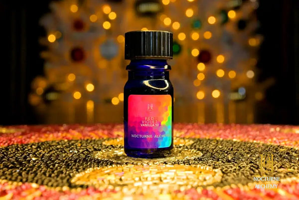 5ml blue bottle no insert/black phenolic lid