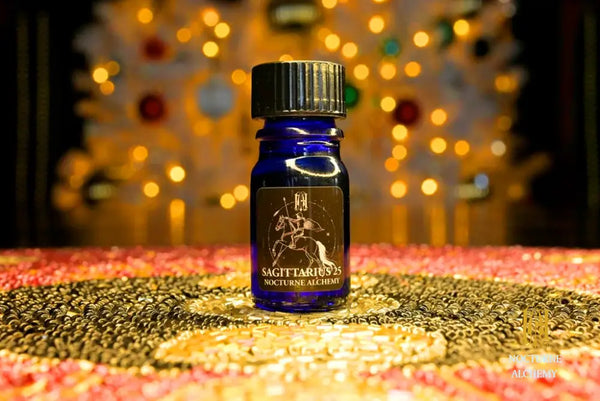 5ml blue bottle no insert/black phenolic lid