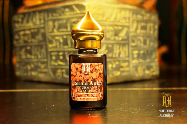 *NEW* Valentine Limited 2026 Eternal Ankh Gourmand Apricot Peach 6ml Amber Cylindrical bottle Perfume Oil