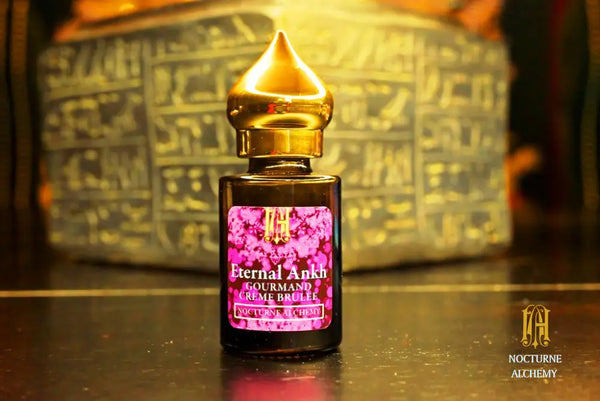 *NEW* Valentine Limited 2026 Eternal Ankh Gourmand Crème Brûlée 6ml Amber Cylindrical bottle Perfume Oil