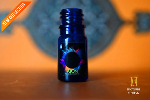 AION in 5ml Cobalt Blue Bottle
