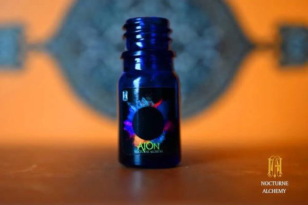 AION in 5ml Cobalt Blue Bottle