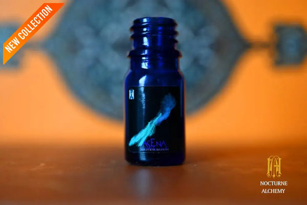Asena in 5ml Cobalt Blue Bottle