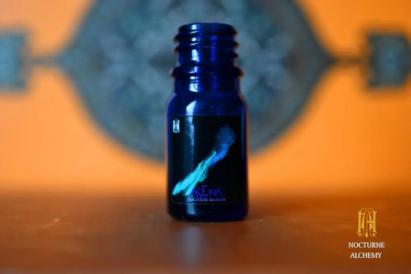 Asena in 5ml Cobalt Blue Bottle