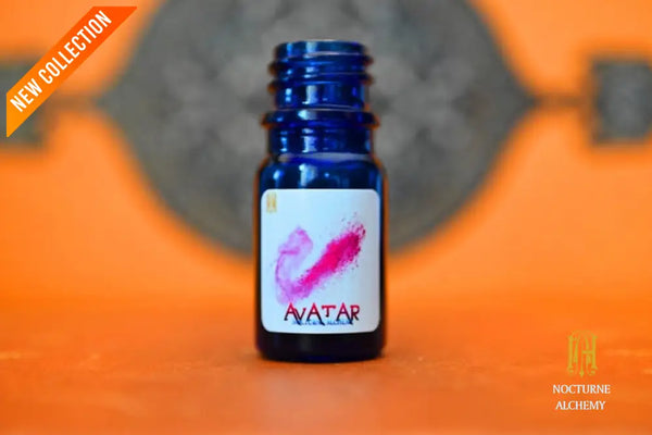 Avatar in 5ml Cobalt Blue Bottle