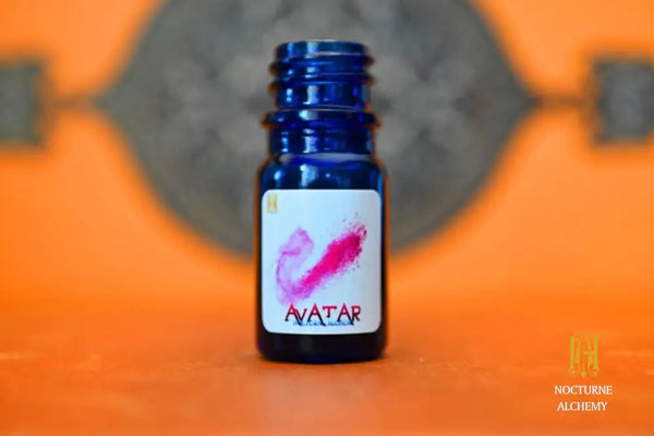 Avatar in 5ml Cobalt Blue Bottle