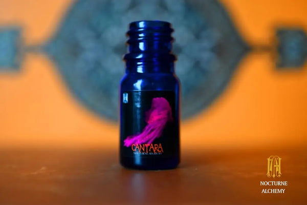Cantara in 5ml Cobalt Blue Bottle