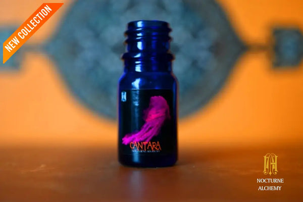 Cantara in 5ml Cobalt Blue Bottle
