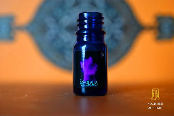 Echolalia in 5ml Cobalt Blue Bottle