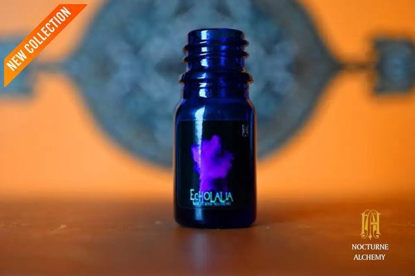 Echolalia in 5ml Cobalt Blue Bottle