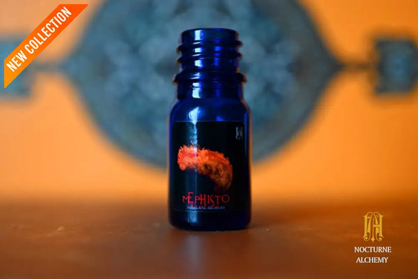 Mephisto in 5ml Cobalt Blue Bottle