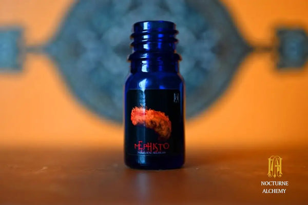 Mephisto in 5ml Cobalt Blue Bottle