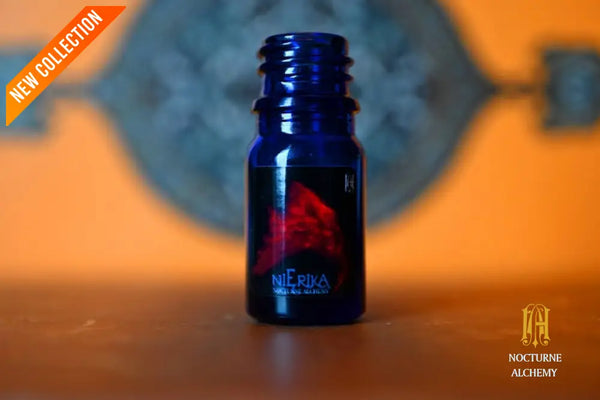Nierika in 5ml Cobalt Blue Bottle