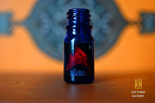Nierika in 5ml Cobalt Blue Bottle
