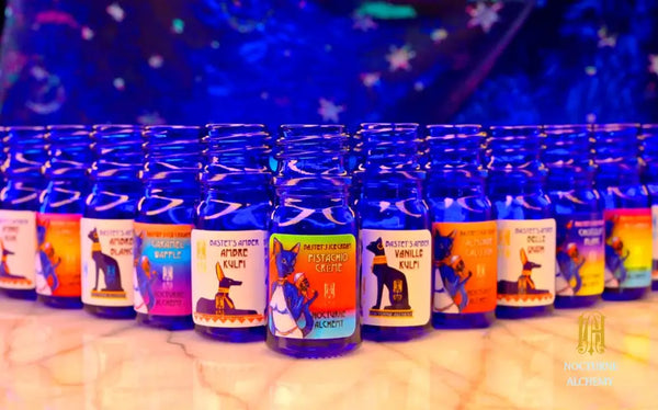 Group of all Bastet's Amber and BIC blends in 5ml