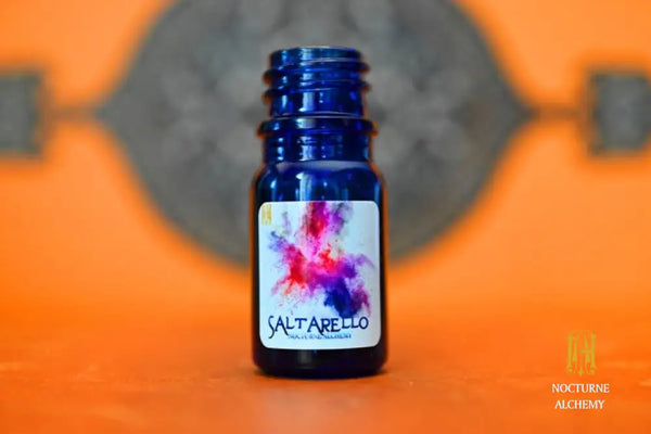 Saltarello in 5ml Cobalt Blue Bottle