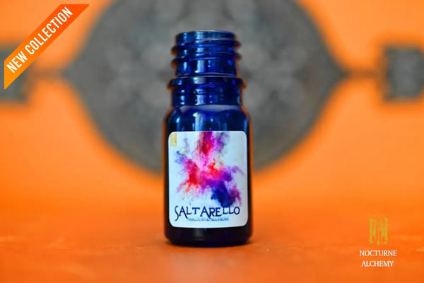 Saltarello in 5ml Cobalt Blue Bottle