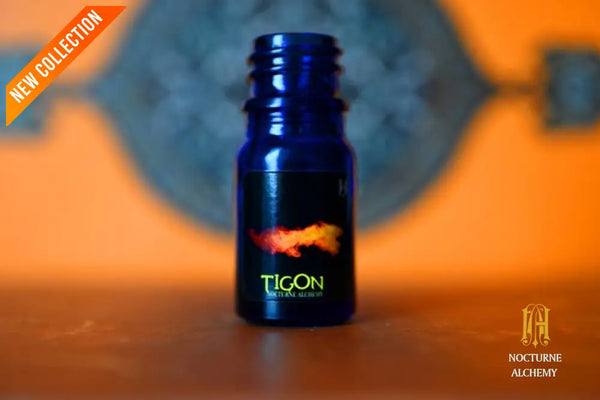 Tigon in 5ml Cobalt Blue Bottle